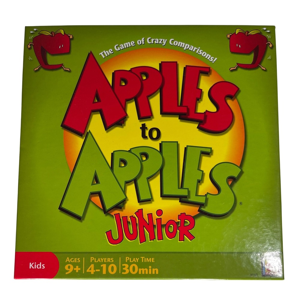 Mattel Apples to Apples Junior Card Game Ages 9+ 500+ Cards N1387 Family Party